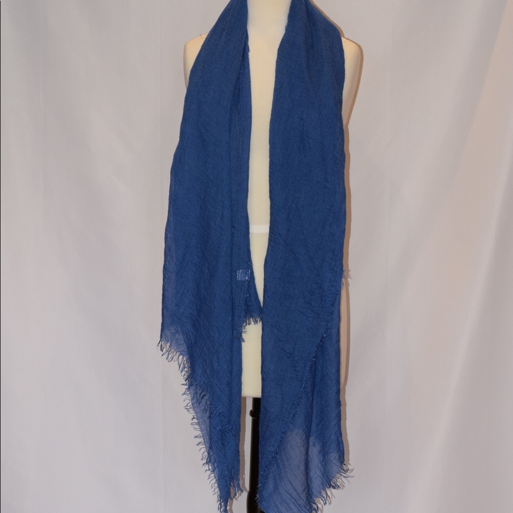 Blue scarf